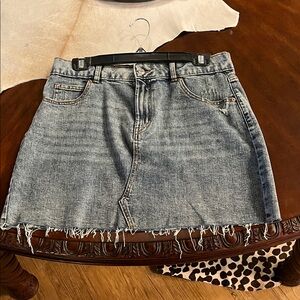 Wild Fable Blue Denim Mini Skirt
